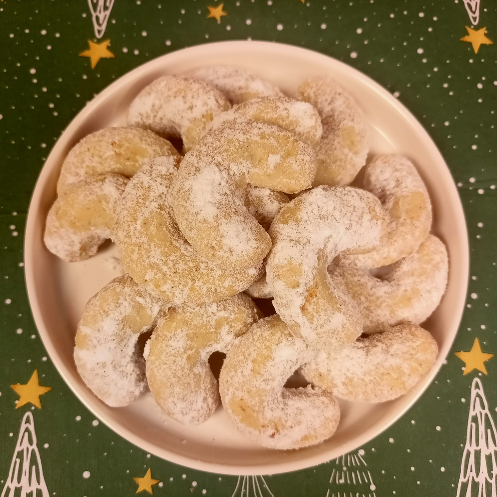 cukroví - vanilkové rohlíčky