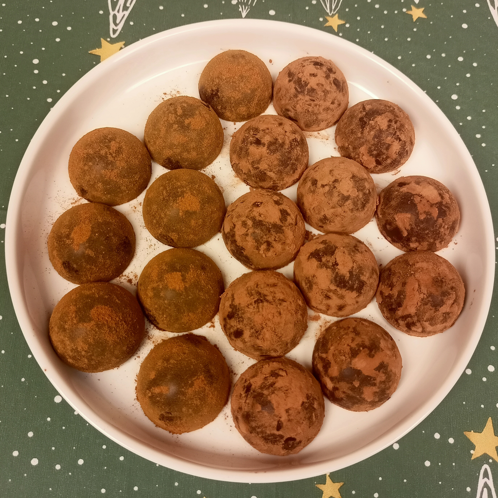 cukroví - perníčkové čokoládové lanýže